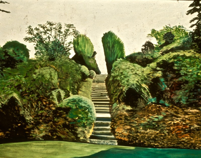 gardens, steps,